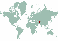 Termez Airport in world map